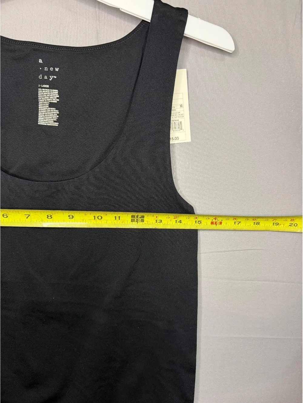 A New Day Seamless tank Top Black, Size XL